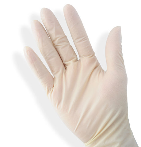 9" and 12" Powder Free Latex Gloves - Smooth / Textured